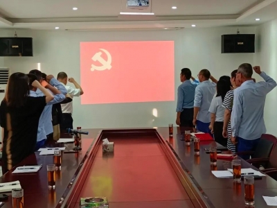 不忘初心，砥礪前行——?jiǎng)?chuàng)輝電氣黨支部開展“對黨說句心里話”主題黨日活動(dòng)