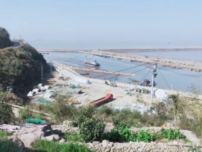 浙江金七門核電廠混凝土攪拌站及砂石廠臨時供電工程一階段順利送電！