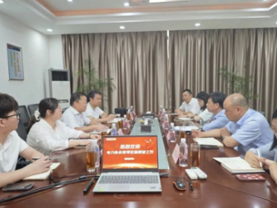 浙江電力協(xié)會領(lǐng)導(dǎo)來我公司調(diào)研指導(dǎo)工作！